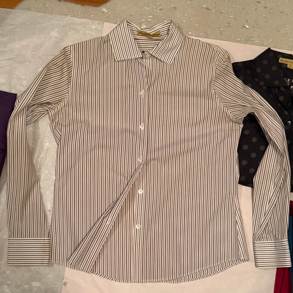 7 Eddie Bauer, Alex Marie, Kenar Button Down Bundle - Picture 5 of 16